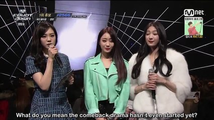 (ENG SUB) 150122 Gyeongree & Minha Interview @ M!Countdown