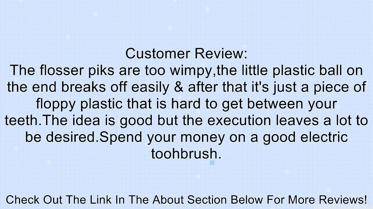 WaterPik FLA-220 Power Flosser, Battery Powered (Colors May Vary) Review