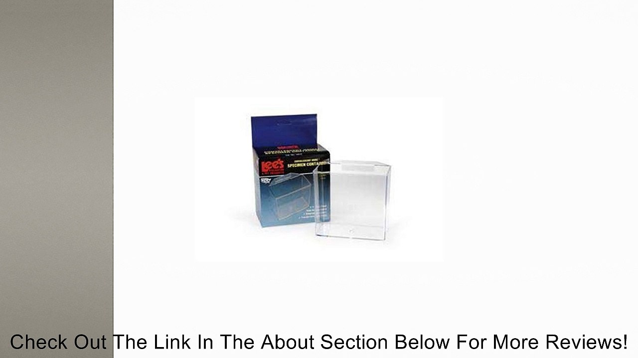 Aquarium Specimen Container Review