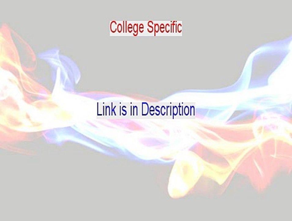 College Specific PDF Free - Get It Now