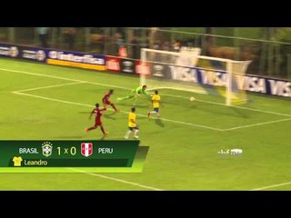 Sub-17: Brasil vence Peru e se classifica para o hexagonal final