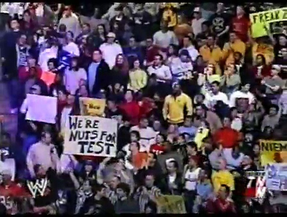 Test & Stacy Keibler & Chris Jericho confrontation