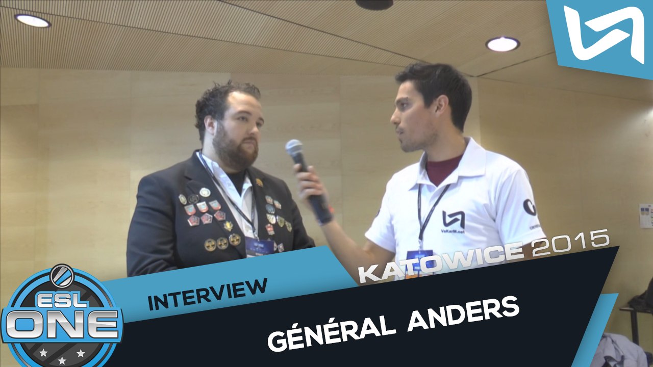 ESL One Katowice : Général Anders au micro