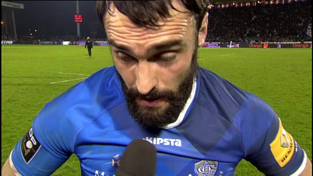 TOP14 - Bayonne-Castres: Interview Thomas Combezou (CAS) - Saison 2014/2015