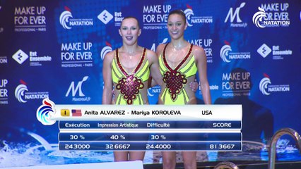 OPEN MAKE UP FOR EVER 2015 - Finale DUO LIBRE