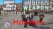 GTA IV - Honkers Police Shootout - Battlefield 4 Weapons/Armas (PC Mod Gameplay)