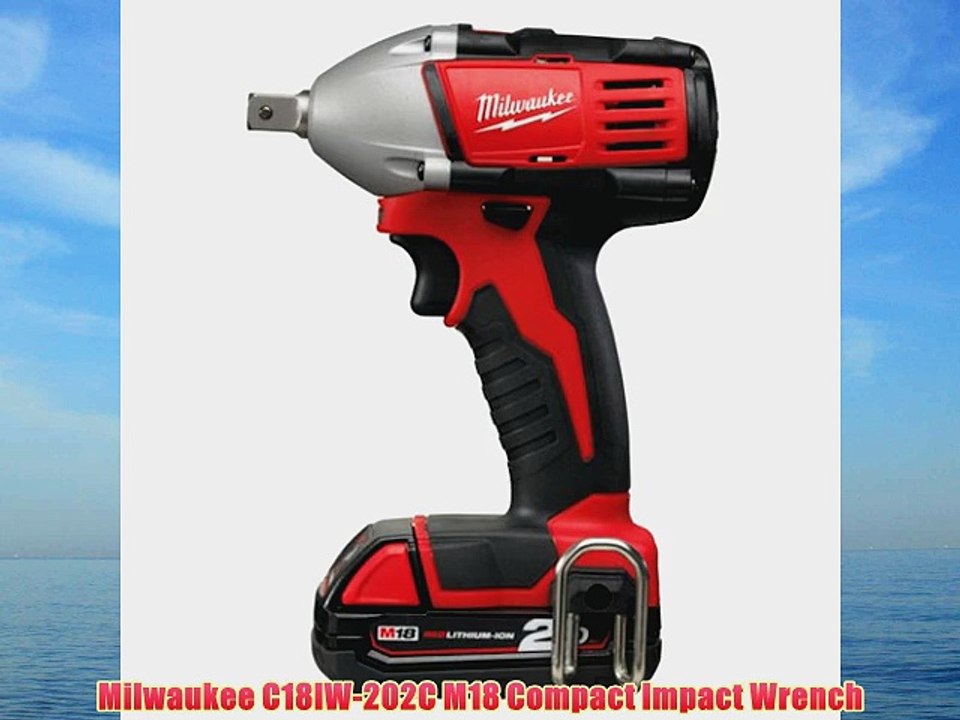 Milwaukee C18IW-202C M18 Compact Impact Wrench