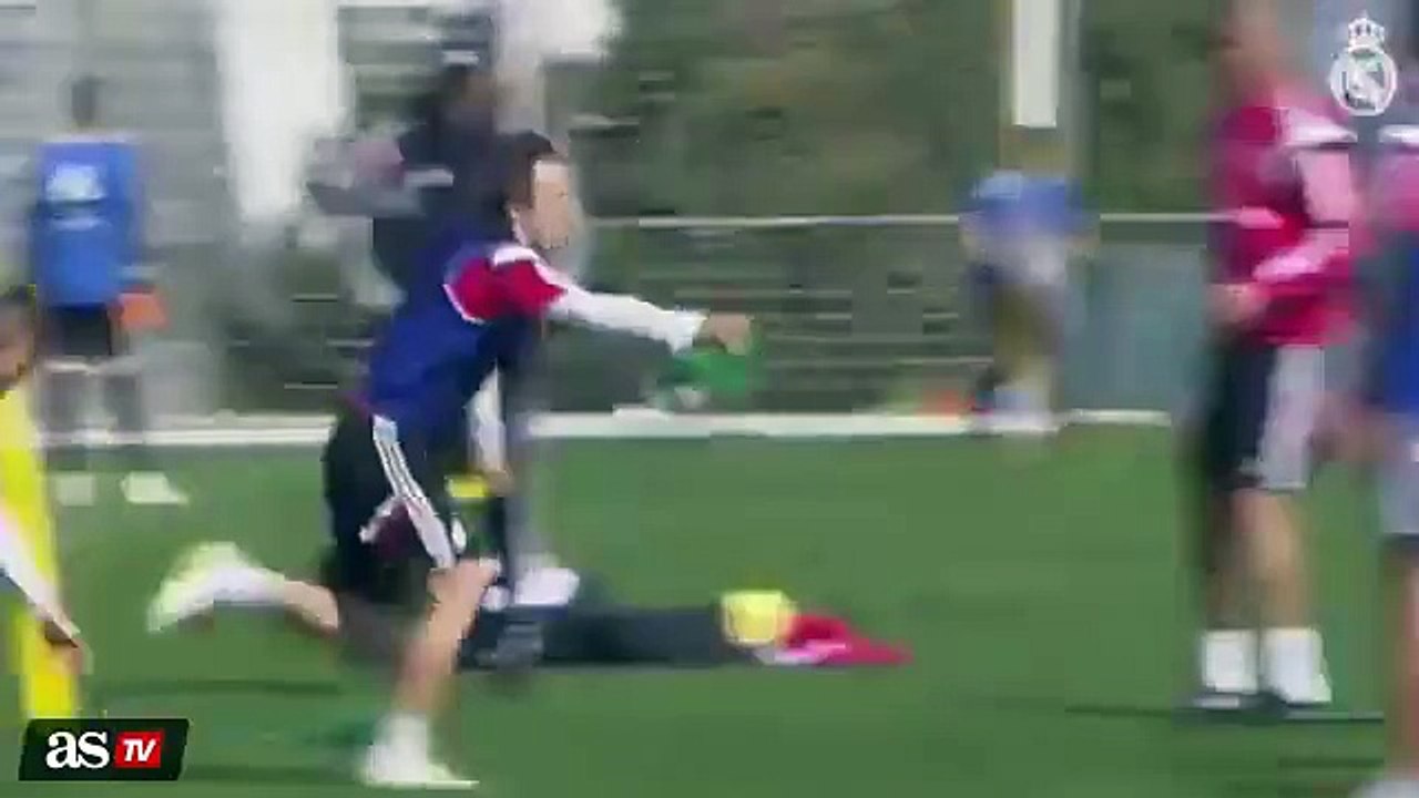 L'énorme course de Cristiano Ronaldo à l'entrainement du Real Madrid