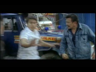 Erap ginulpi si Sam sa bangketa!