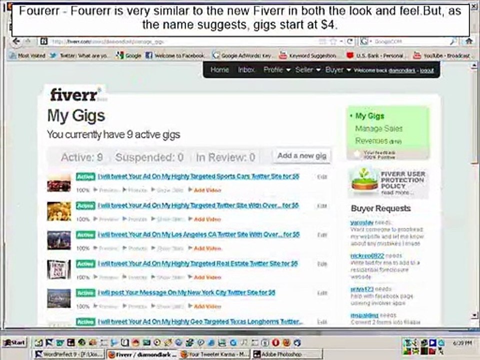 Fiverr Tutorial - Video Tutorial On How To Use Fiverr.Com In 2014 [Fiverr]