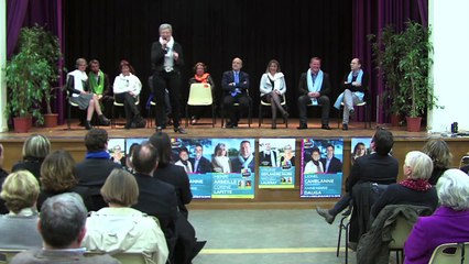 Réunion publique à Capbreton liste Pays Tyrossais intervention de Geneviève Darrieussecq