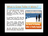 Grow Taller 4 Idiots Review - Secrets to Increase Height Fast
