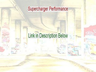 Supercharger Performance PDF Download - Get It Now