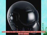 ROOF BOXER V8 MATT BLACK MOTORCYCLE HELMET FIGHTER PILOT FLIP 58 MEDIUM