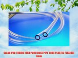 CLEAR PVC TUBING FISH POND HOSE PIPE TUBE PLASTIC FLEXIBLE 3mm