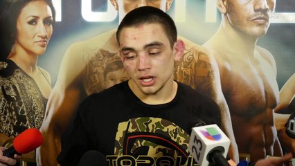 An emotional Ryan Benoit apologizes for his actions after his upset victory