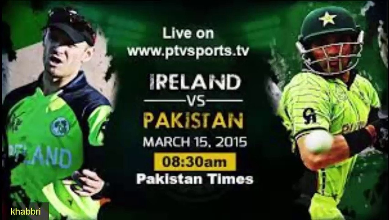 Pakistan vs Ireland 2015 World Cup Match
