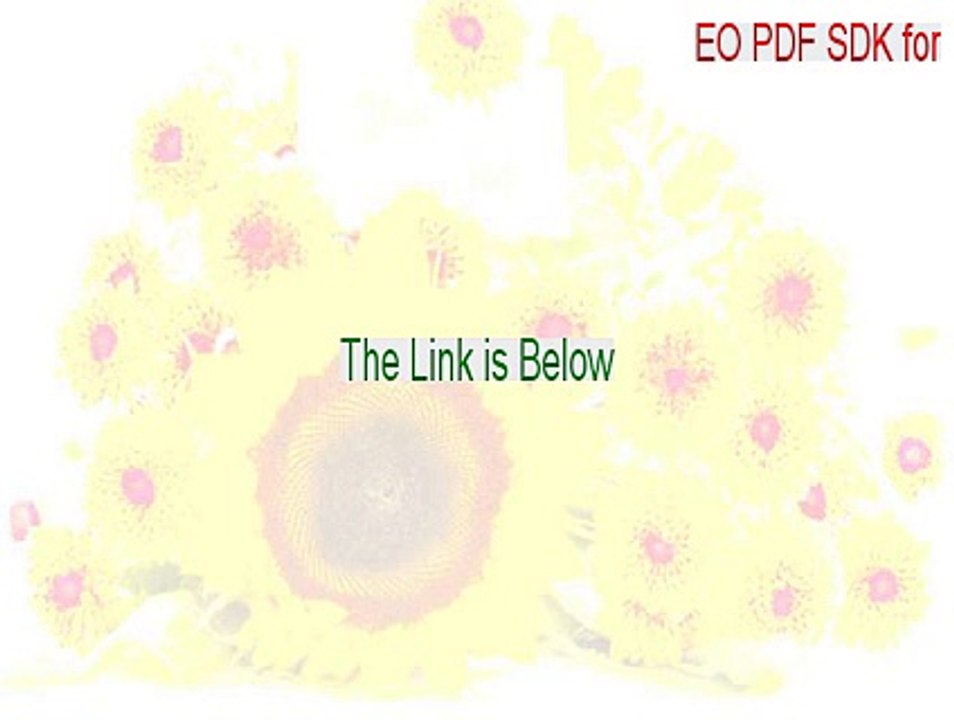 EO PDF SDK for .NET Full Download [EO PDF SDK for ]