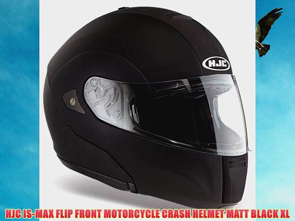 HJC IS-MAX FLIP FRONT MOTORCYCLE CRASH HELMET MATT BLACK XL