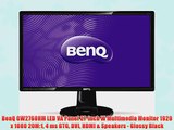 BenQ GW2760HM LED VA Panel 27-inch W Multimedia Monitor 1920 x 1080 20M:1 4 ms GTG DVI HDMI