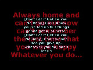 AKON - DON'T LET UP LYRICS