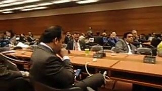 Dr Lakhu Luhana, Chairman, WSC addressing the issue of enforced conversion in 28th Session of UNHRC
