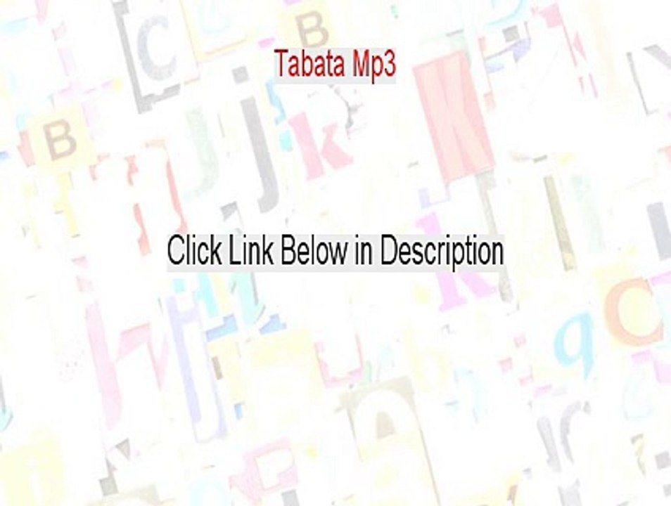 Tabata Mp3 Review - See my Review