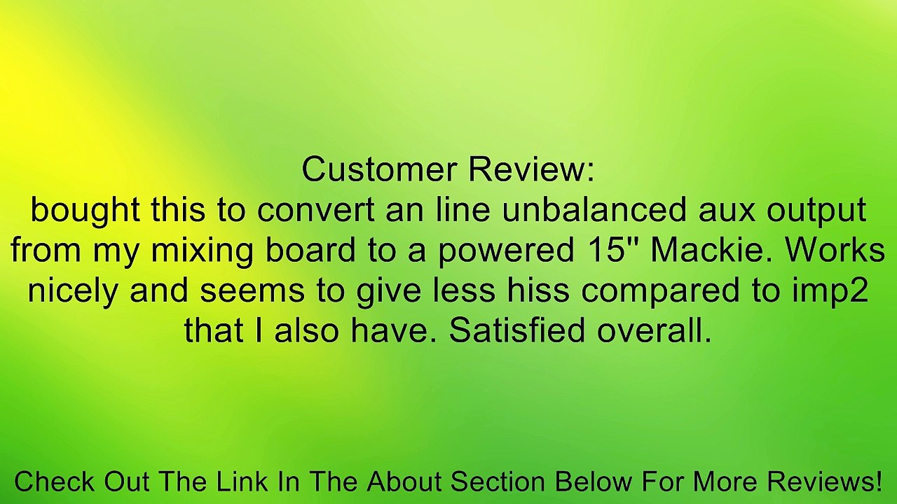 Whirlwind Director Passive Direct Box Review