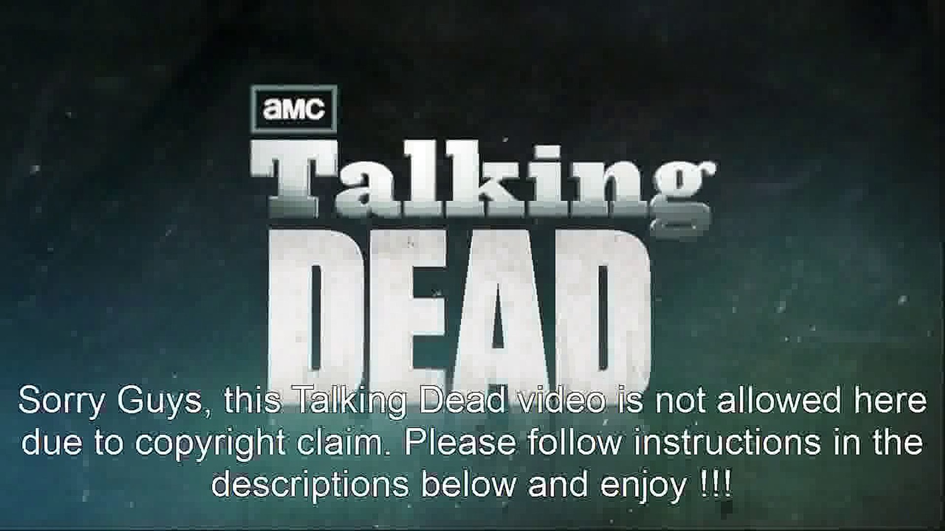 Talking Dead Full Episode Video Dailymotion