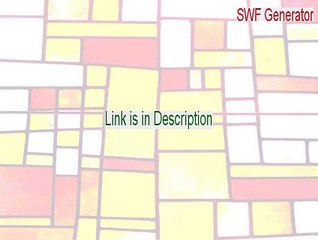SWF Generator Free Download (Download Here)