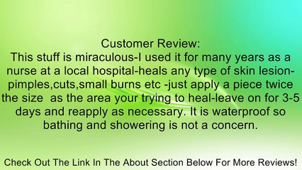 DuoDERM Extra Thin CGF Dressing - 4 x 4" - Box of 10 Review