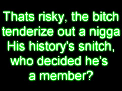 Obie Trice - Snitch ft. Akon (Lyrics)