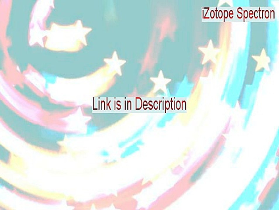 iZotope Spectron Download Free [Free Download 2015]