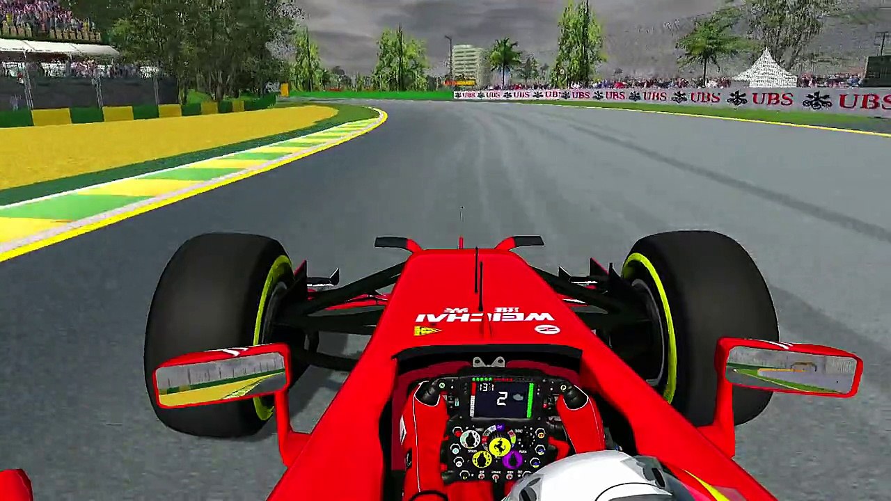 rFactor - F1 2015 - Sebastian Vettel Australia Onboard Lap HD