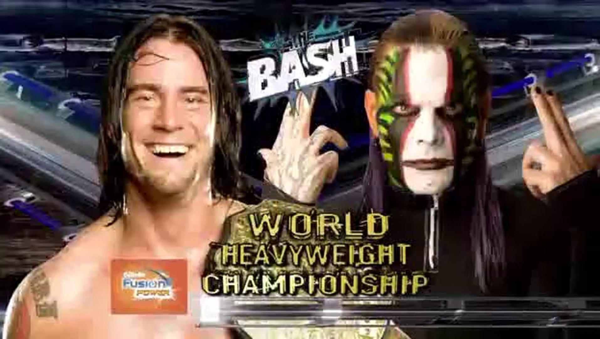 Cm Punk Vs Jeff Hardy The Bash 09 World Heavyweight Championship Video Dailymotion