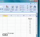 Microsoft Excel - Average Function Tutorial