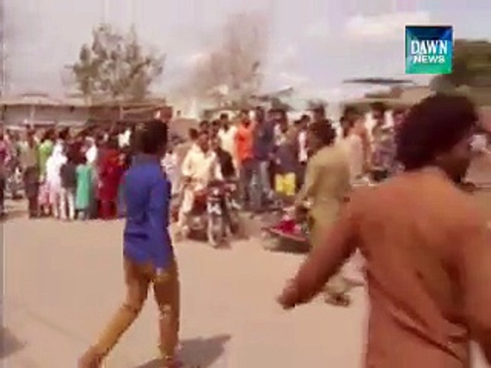 Lahore blasts mob beats up and burned alive unknown person