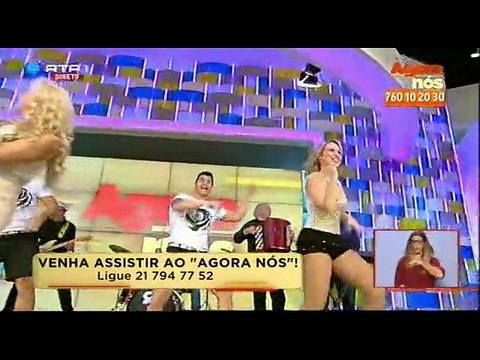 Maria Lisboa no agora nos da rtp com entrevista e o tema- zumbando comigo