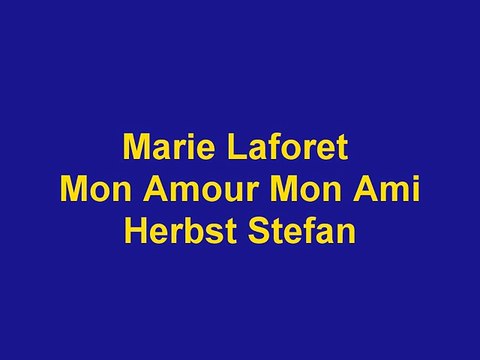 Marie Laforet - Mon Amour Mon Ami