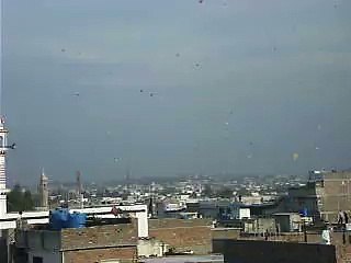 Firing during Rawalpindi basant 2014