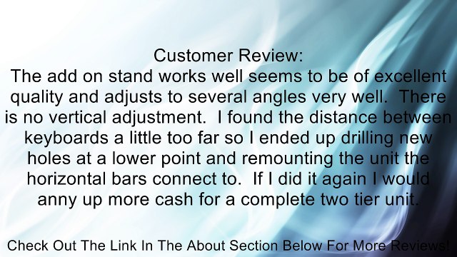 On Stage KSA7500 Second Tier for Keyboard Stands Review