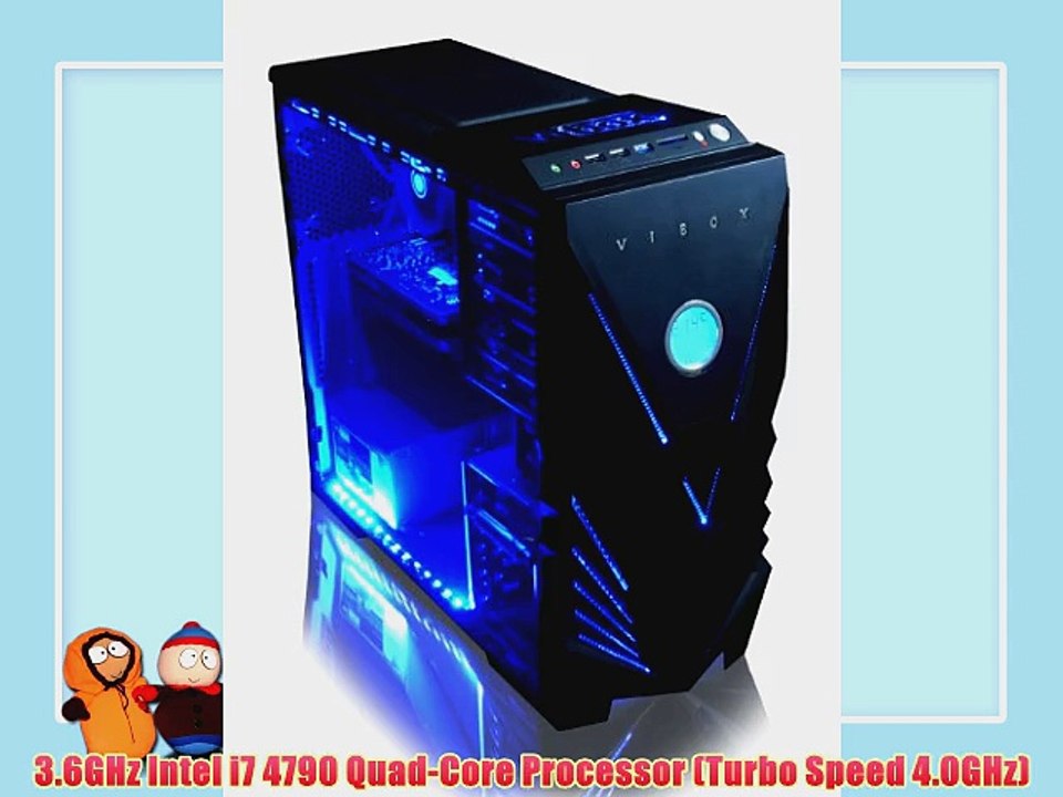 VIBOX Rapid 4 - High Performance Home Office Family Gaming PC Multimedia Desktop PC Computer