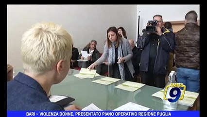BARI | Violenza sulle donne, presentato il piano operativo della Regione