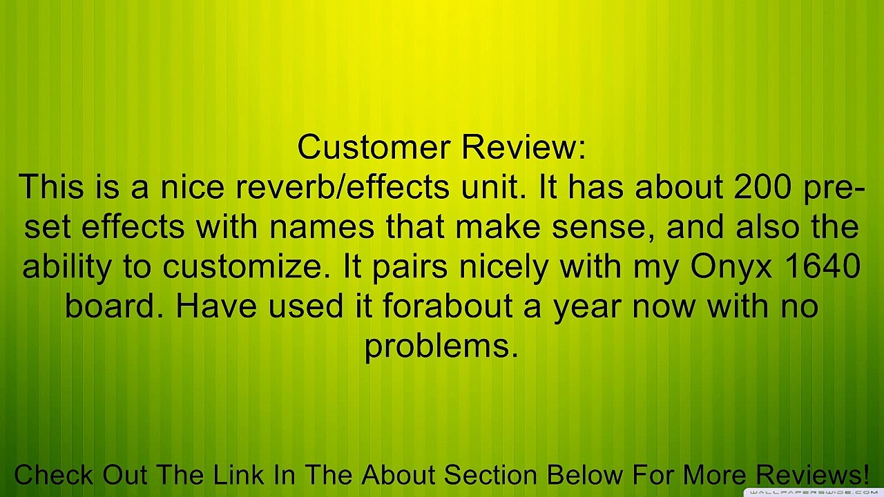 TC Electronic M-One XL Studio/PA Dual Reverb Multi Effects Processor Review