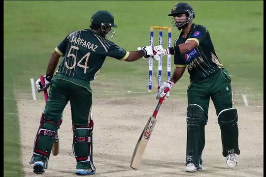 Ahmad Shahzad & Sarfraz, Best Opening Partnership Leads Pak Towards Victory VS Ireland CWC 15 March 2015