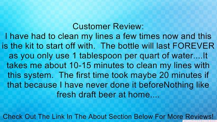 Keg Works Deluxe Beer Line Cleaning Kit Review