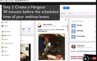 Google Hangout Live Stream Integration with Easy Webinar Plugin