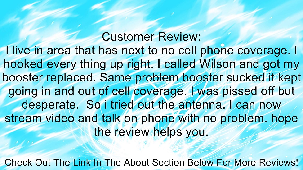 Wilson Electronics 301103 Tri Band (800/1900 MHz) Magnet Mount Antenna with FME Female Connector and 10-Foot RG174 Coax Cable Review