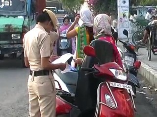 Now India Punjab Police Challan  to Face Covered Girls at Patiala