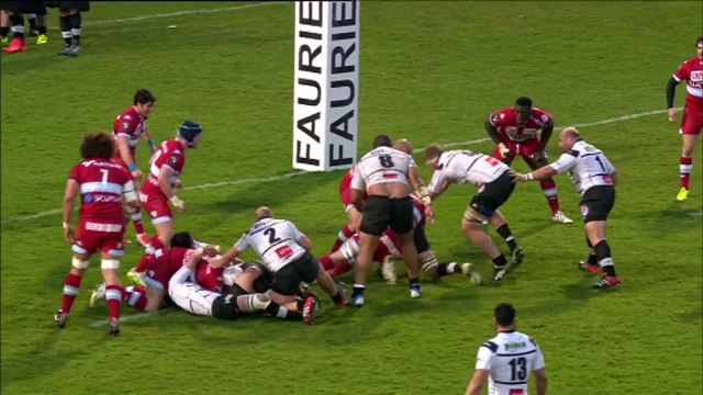 TOP14 - Brive - Racing Metro 92: Essai Dominiko Waqaniburotu (BRI) - J20 - Saison 2014/2015